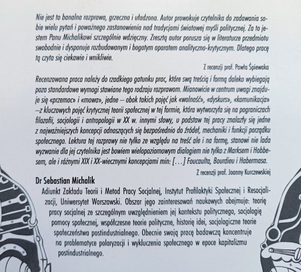 Sebastian Michalik Przemoc i mowa w nowoczesnej myśli społecznej