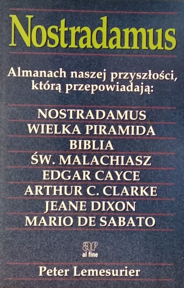 Peter Lemesurier • Nostradamus