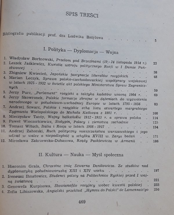 Słowiańszczyzna i dzieje powszechne. Studia ofiarowane Profesorowi Ludwikowi Bazylowowi