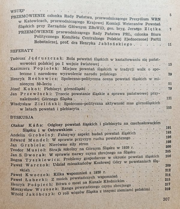 Pięćdziesięciolecie powstań śląskich: materiały sesji naukowej