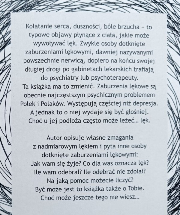 Arkadiusz Lorenc Lękowi. Osobiste historie zaburzeń