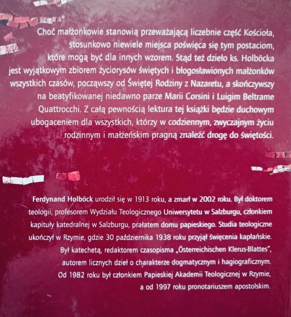 Ferdynand Holbock Święci małżonkowie