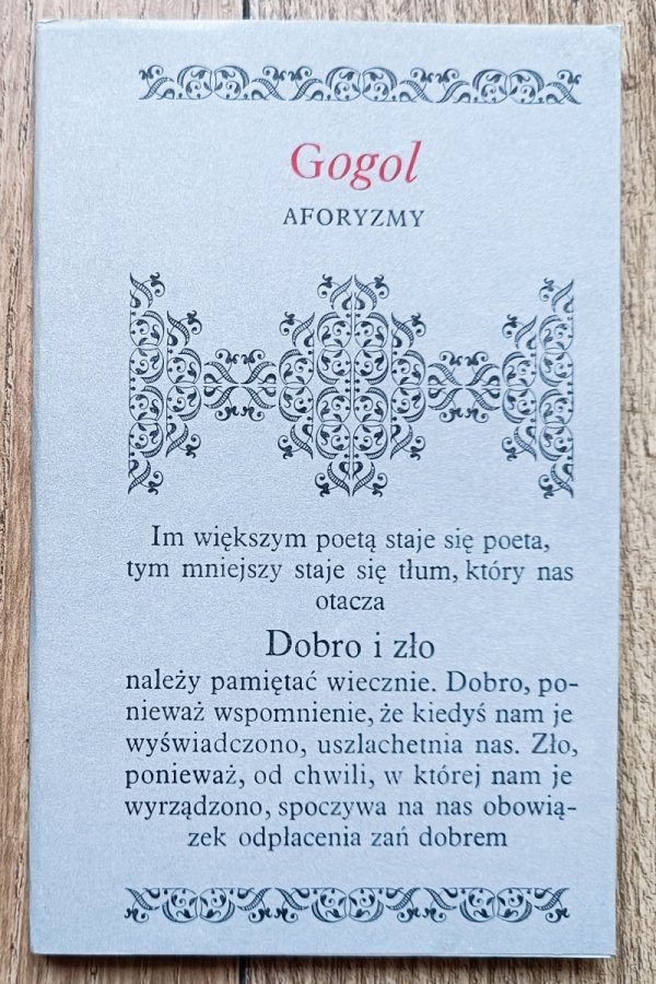 Mikołaj Gogol Aforyzmy