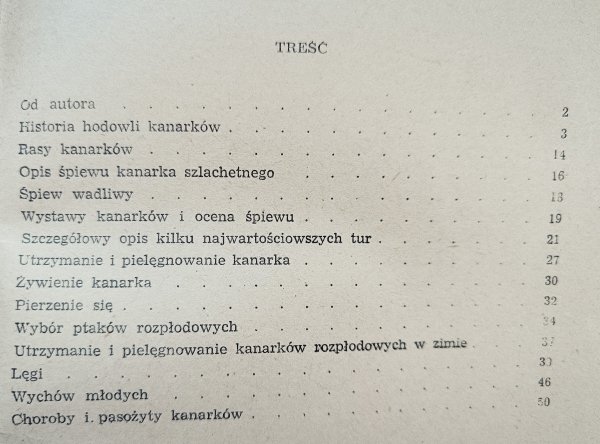 Władysław Świeży Kanarek i sposób jego hodowania