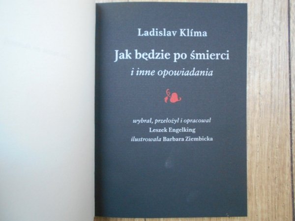 Ladislav Klíma • Jak będzie po śmierci i inne opowiadania