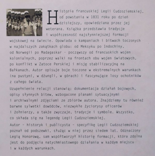 Pierre Montagnon Historia Legii Cudzoziemskiej od 1831 roku do współczesności
