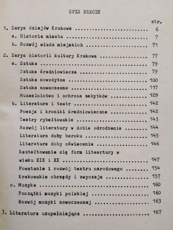 Leszek Ludwikowski, Tadeusz Wroński Historia kultury Krakowa