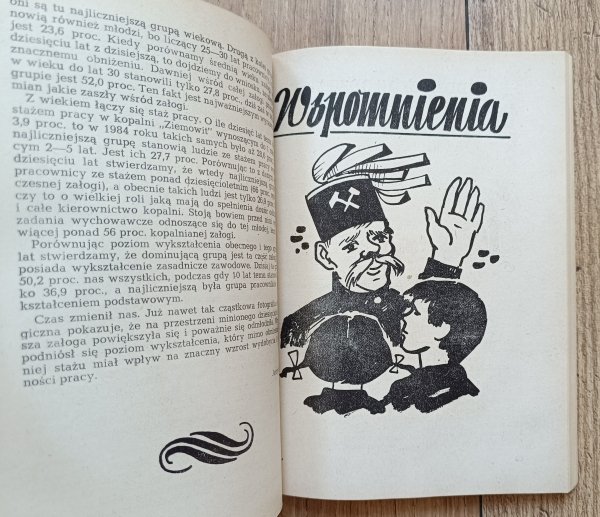 Kalendarz górniczy Kopalni Ziemowit na rok 1985
