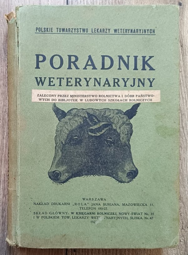 Poradnik weterynaryjny [1922]