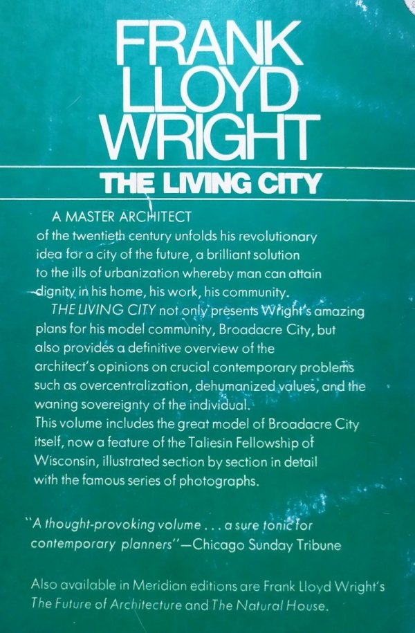 Frank Lloyd Wright The Living City