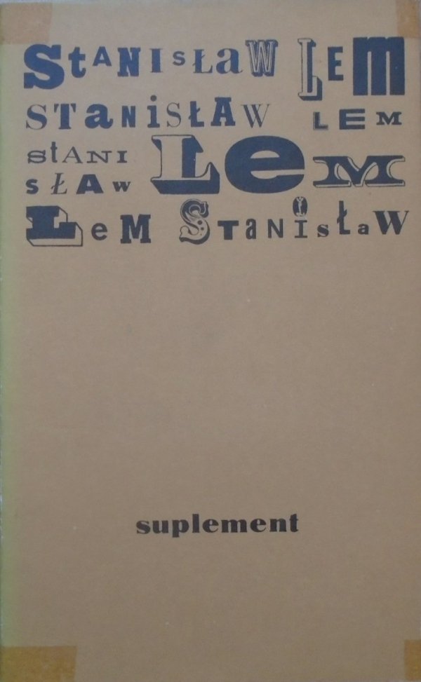 Stanisław Lem • Suplement 