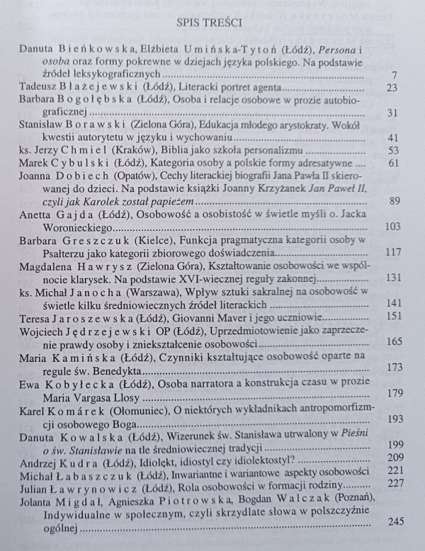 Osoba i osobowość - czynniki je kształtujące