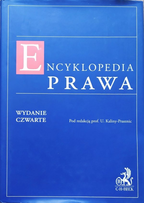 red. Urszula Kalina-Prasznic Encyklopedia prawa