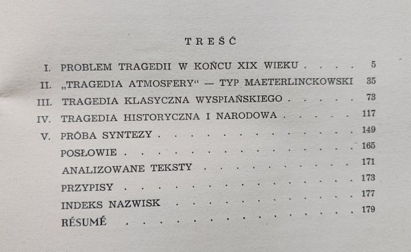 Irena Sławińska Tragedia w epoce Młodej Polski