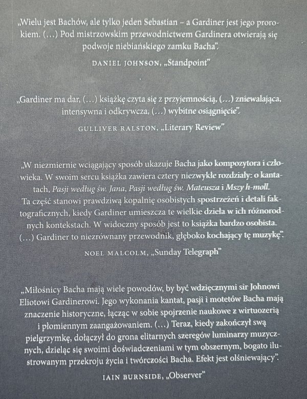 John Eliot Gardiner Muzyka w zamku niebios. Portret Johanna Sebastiana Bacha