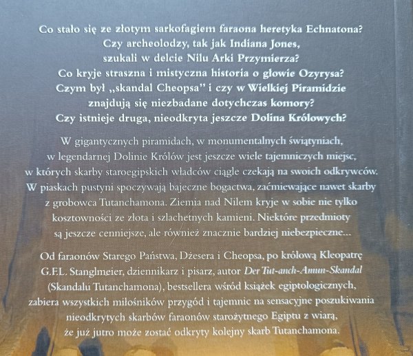 G.F.L. Stanglmeier Zaginione skarby faraonów