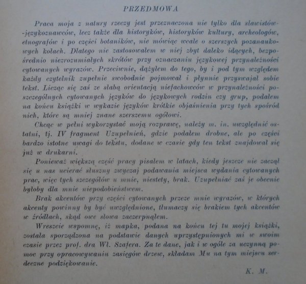 Kazimierz Moszyński • Pierwotny zasięg języka prasłowiańskiego