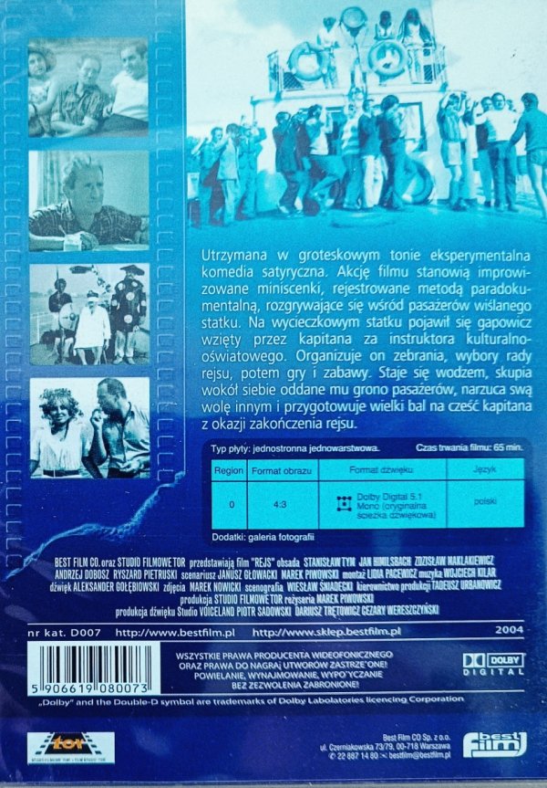 Marek Piwowski Rejs DVD