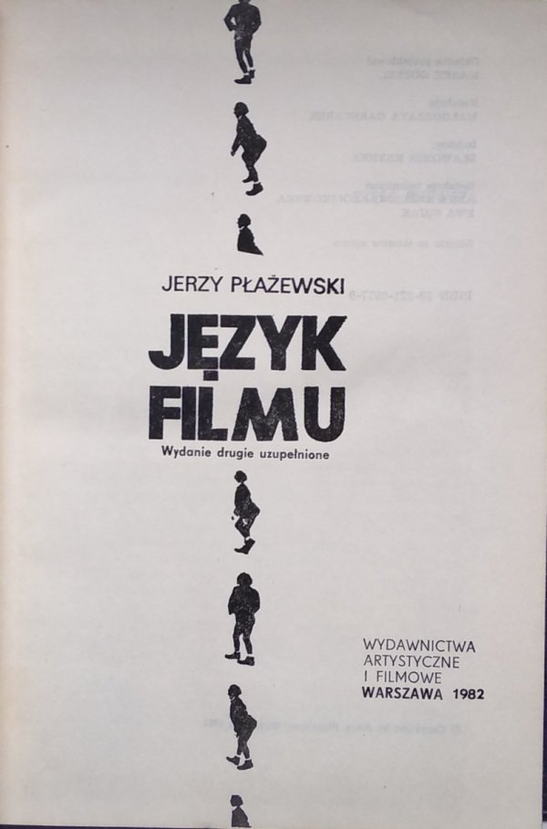 Jerzy Płażewski • Język filmu