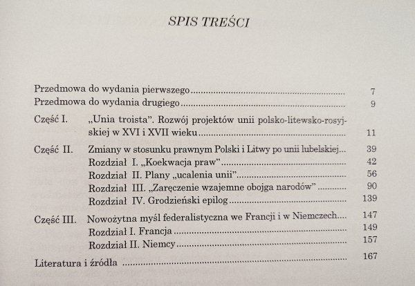Jerzy Malec Szkice z dziejów federalizmu i myśli federalistycznej w nowożytnej Europie