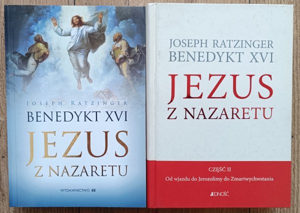 Joseph Ratzinger Jezus z Nazaretu 1/2 komplet