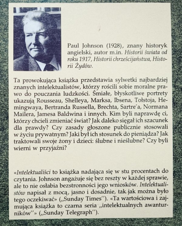 Paul Johnson Intelektualiści
