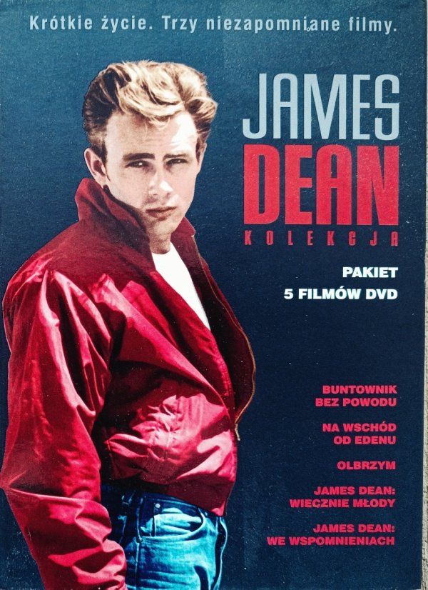 James Dean Kolekcja. Zestaw 5 filmów DVD