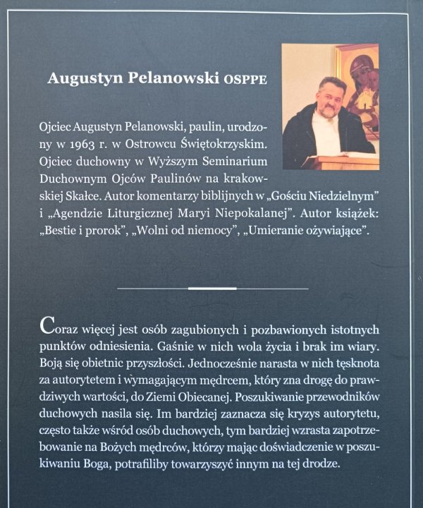 o. Augustyn Pelanowski W poszukiwaniu Bożych przewodników