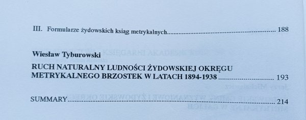 Jerzy Michalewicz Żydowskie okręgi metrykalne i żydowskie gminy wyznaniowe w Galicji doby autonomicznej