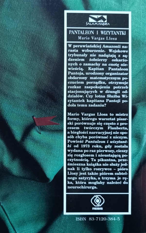 Mario Vargas Llosa Pantaleon i wizytantki / seria Salamandra