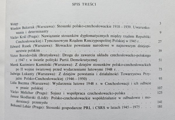 Stosunki polsko-czechosłowackie a rewolucje ludowo-demokratyczne