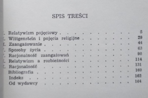 Roger Trigg • Rozum a zaangażowanie [Wittgenstein]