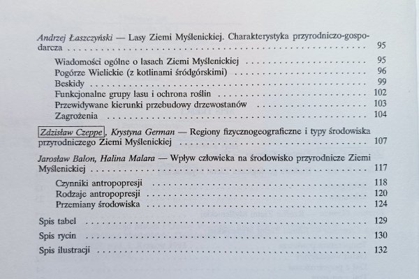 Monografia Ziemi Myślenickiej 3: Geografia
