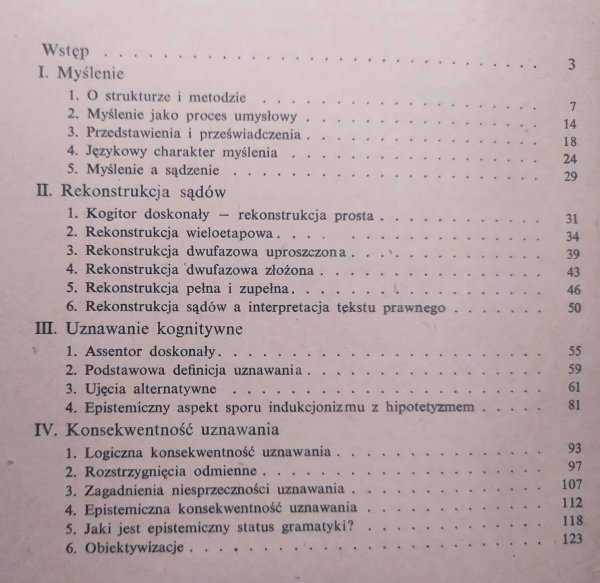 Wojciech Patryas Uznawanie zdań