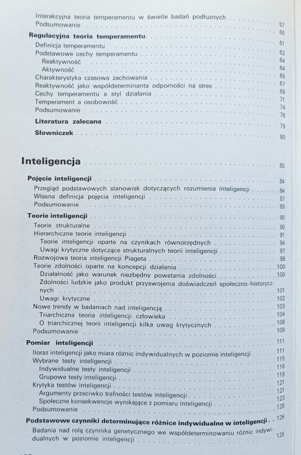 Jan Strelau Temperament i inteligencja