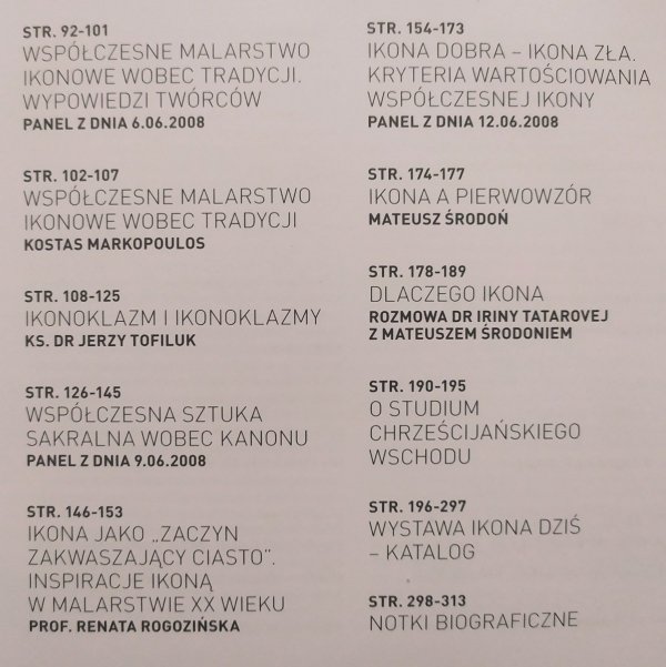 Ikona dziś. Katalog z wystawy