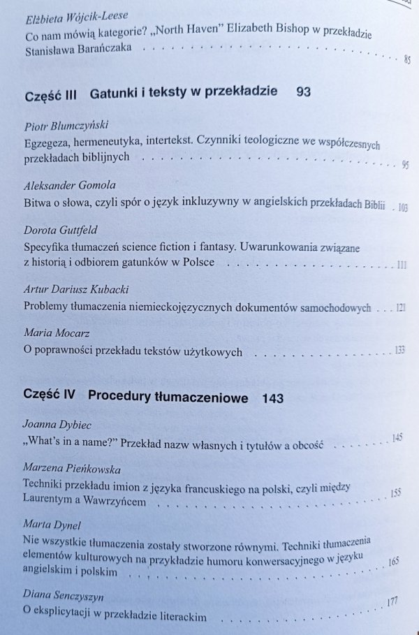 Współczesne kierunki analiz przekładowych. Język a komunikacja 18