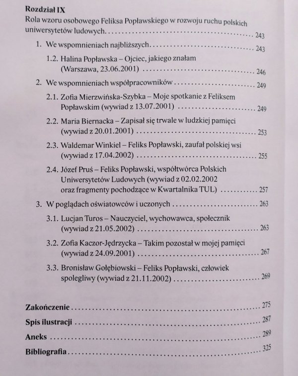 Iwona Błaszczak Działalność oświatowa Feliksa Popławskiego - współtwórcy Polskich Uniwersytetów Ludowych
