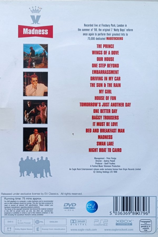 Madness At Madstock DVD