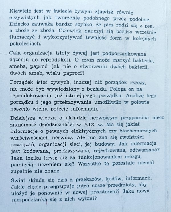 Francois Jacob Historia i dziedziczność