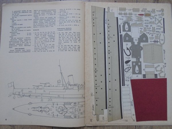 Mały Modelarz 4-5/1988 • Brytyjski krążownik przeciwlotniczy HMS 'DIDO'