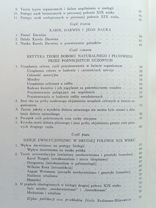 Idea ewolucji w biologii: zarys dziejów ewolucjonizmu do końca XIX wieku
