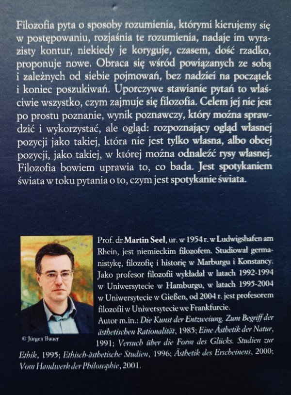 Martin Seel Estetyka obecności fenomenalnej