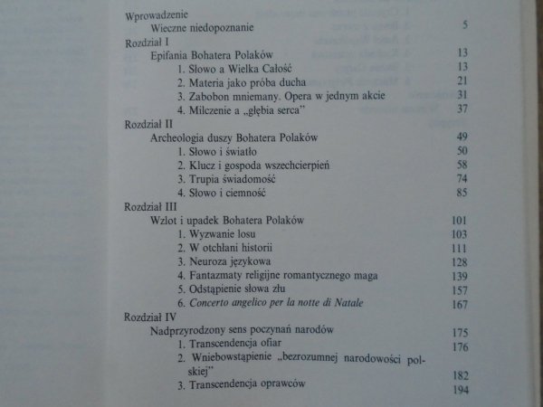 Ryszard Przybylski • Słowo i milczenie bohatera Polaków. Studium o 'Dziadach' [Mickiewicz]