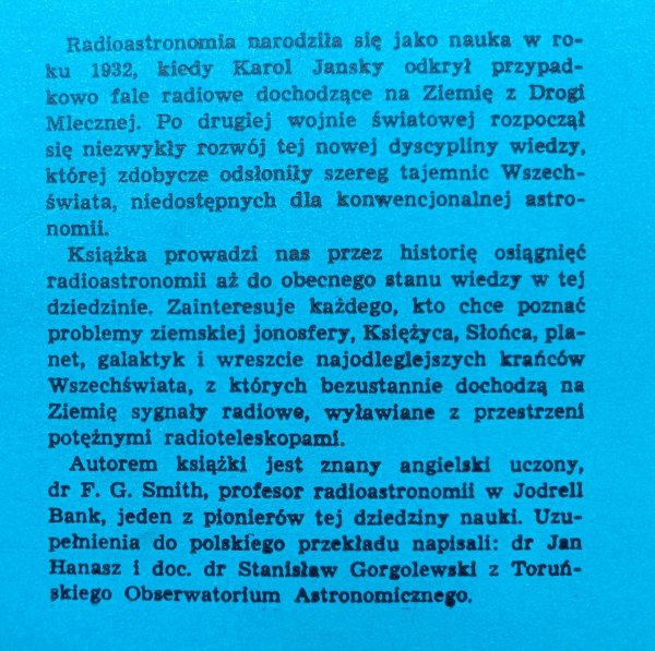 F. Graham Smith Radioastronomia