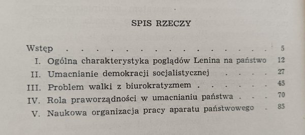 Andrzej Burda Lenin o sposobach doskonalenia aparatu państwa socjalistycznego