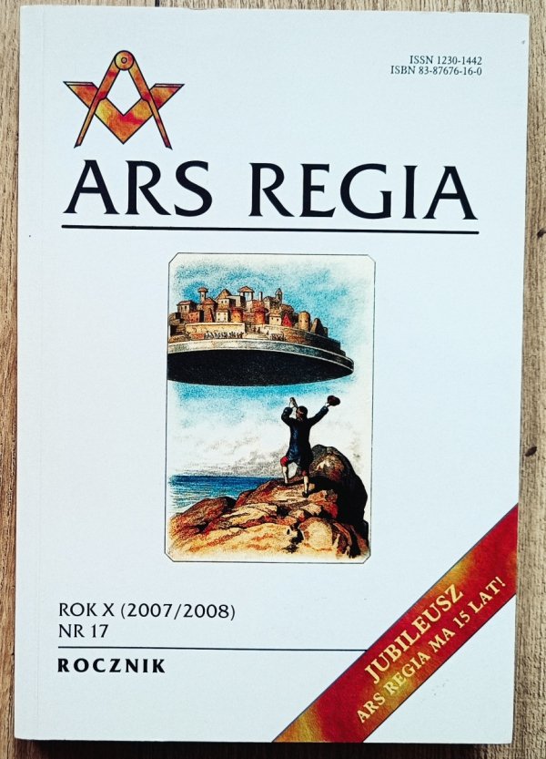 Ars Regia numer 17 rok X 2007/2008 [dedykacja Tadeusza Cegielskiego]