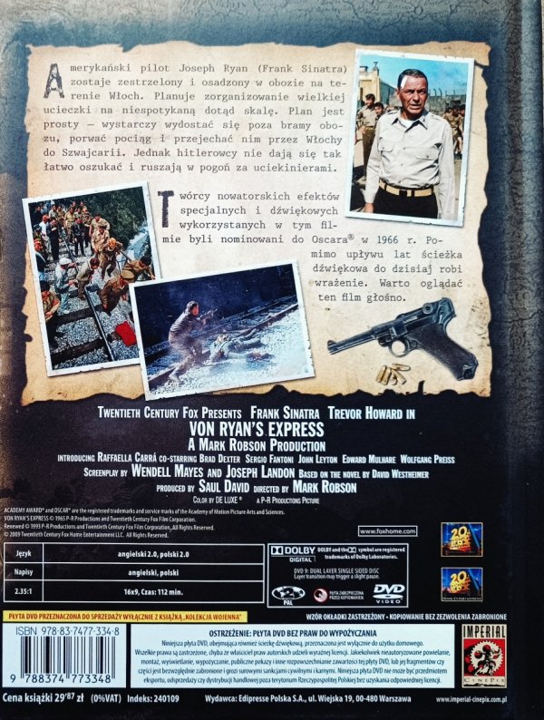 Mark Robson Ekspres Von Ryana DVD