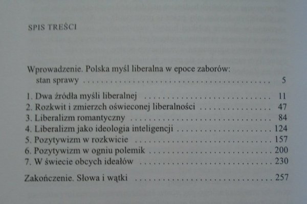 Maciej Janowski Polska myśl liberalna do 1918 roku [Demokracja. Filozofia i praktyka]