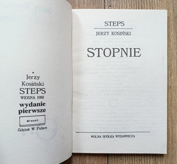 Jerzy Kosiński Stopnie